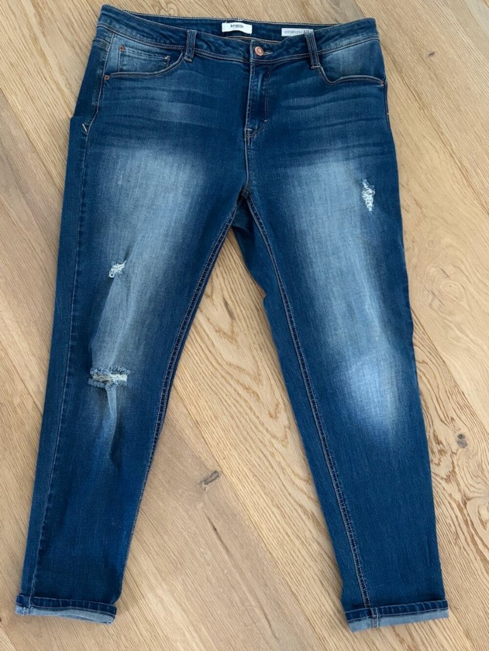 KENSIE - EFFORTLESS MID RISE ANKLE JEANS - WOMENS SIZE 12